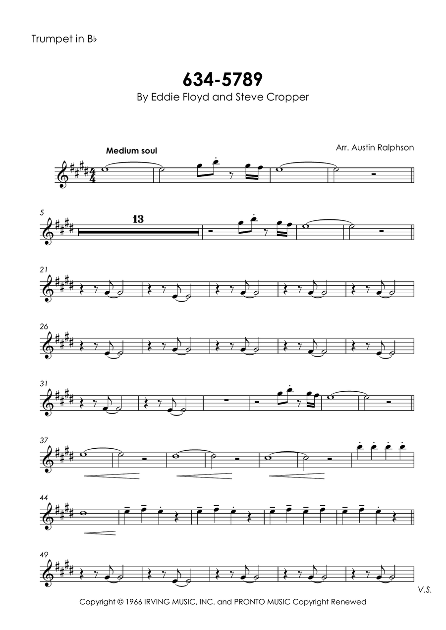 634-5789 634-5789 Tenor Saxophone scores gallery preview page 3