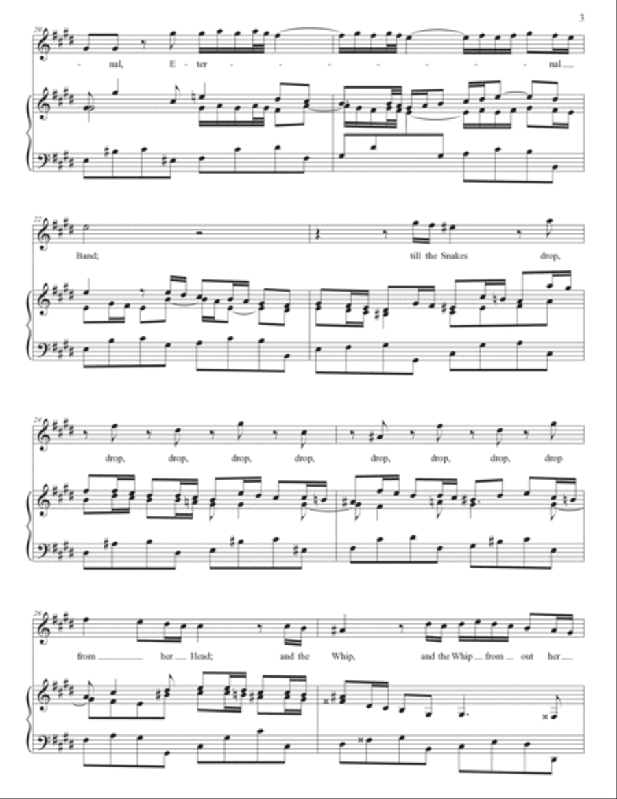 PURCELL: Musick for a while (in 9 keys: C-sharp, C, B, B-flat, A, A-flat, G, F-sharp, and F minor) Voice scores gallery preview page 4