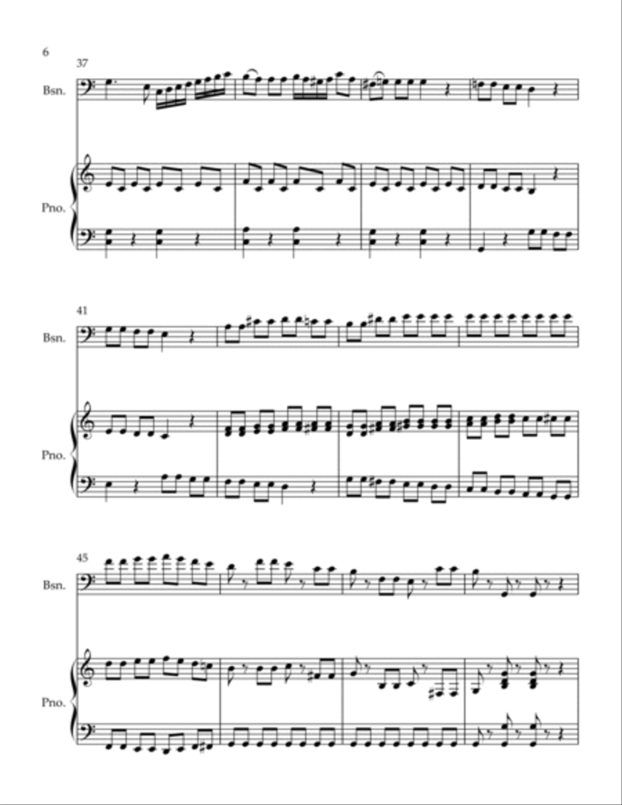 Spiritoso Bassoon scores gallery preview page 6