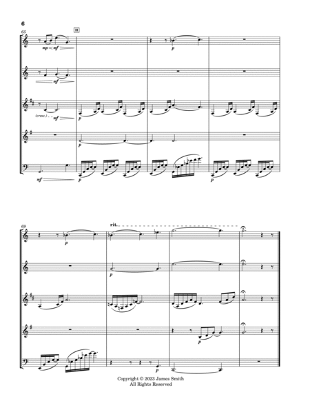 Clair de lune for Woodwind Quintet image number null