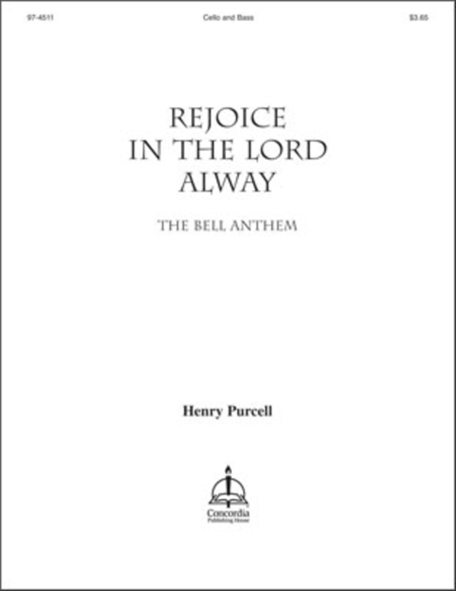 Rejoice in the Lord Alway / The Bell Anthem (Violoncello / Double Bass) Double Bass scores gallery preview page 1