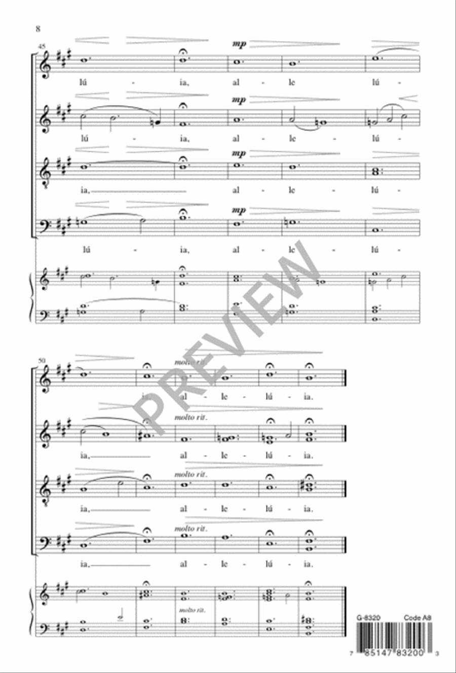 Regina caeli Regina caeli Divisi scores gallery preview page 8