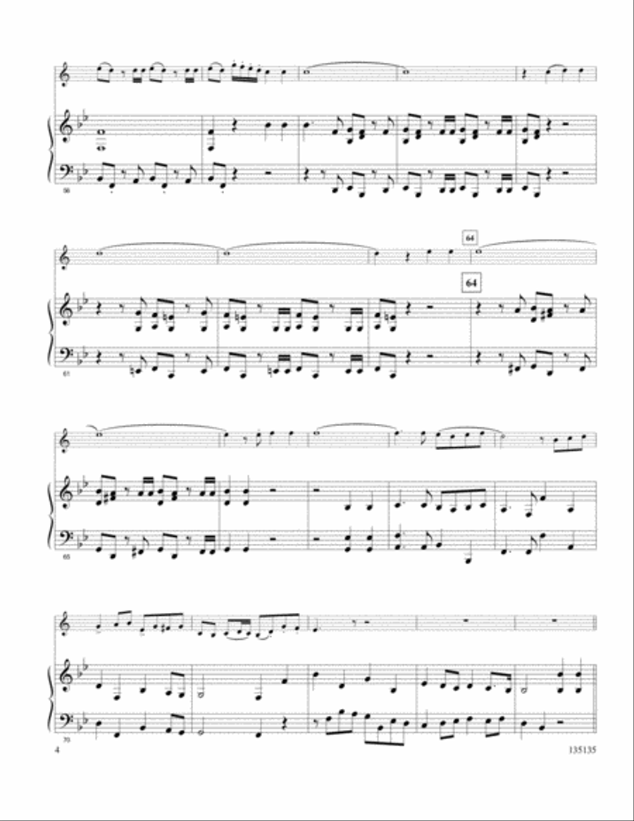 Hallelujah Chorus Trumpet Solo scores gallery preview page 4