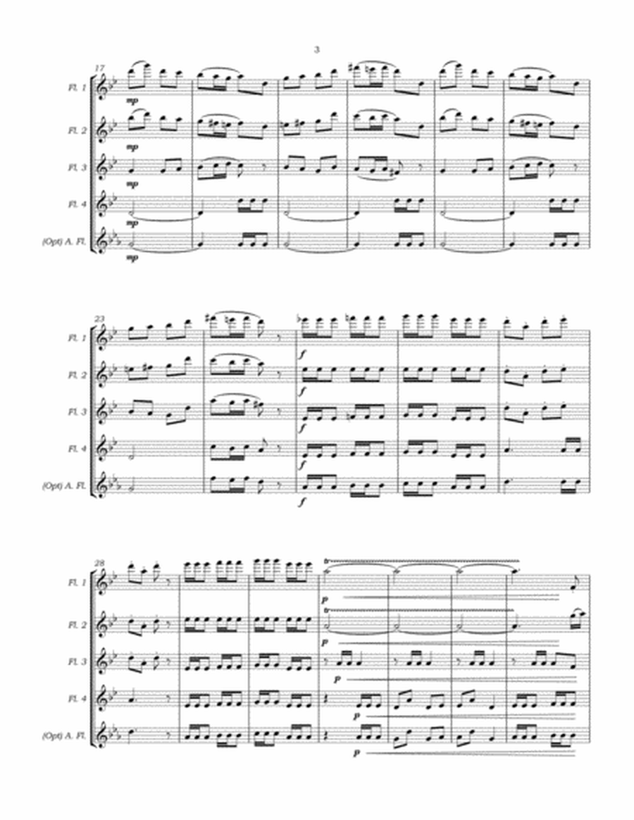 Prelude from Carmen for Flute Quartet image number null