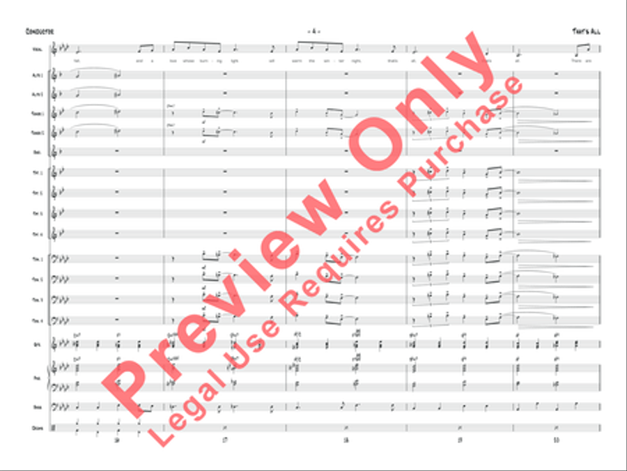 That's All Jazz Ensemble scores gallery preview page 5