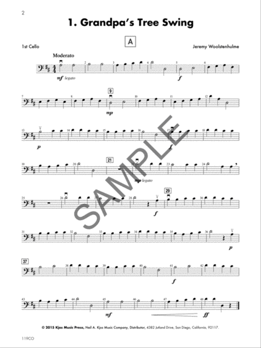 String Basics First Performance Ensembles - Book 1 - Cello Chamber Orchestra scores gallery preview page 3