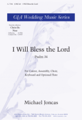 I Will Bless the Lord - Instrument edition