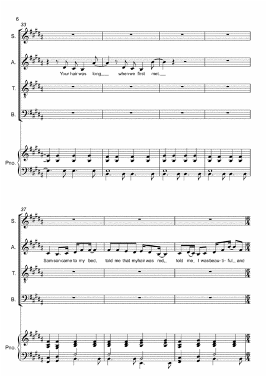 Samson Samson 4-Part scores gallery preview page 6
