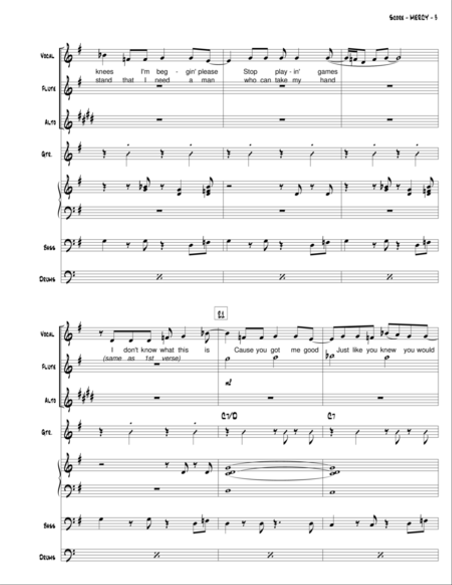 Mercy Jazz Ensemble scores gallery preview page 4