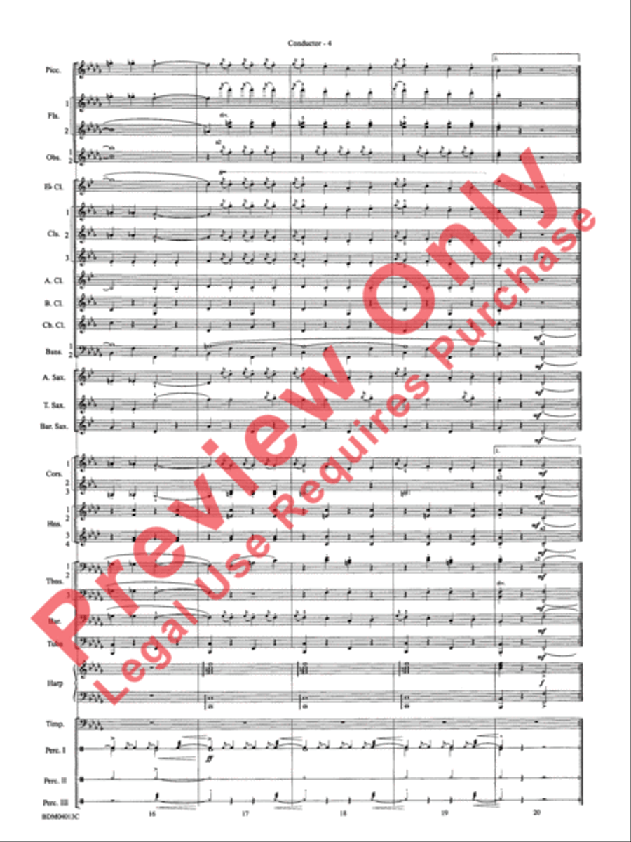 Nobles of the Mystic Shrine (March) Concert Band scores gallery preview page 7