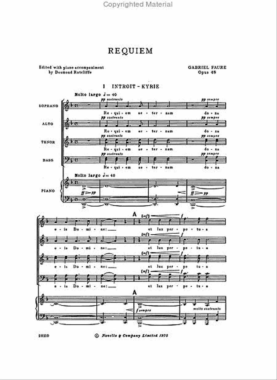 Requiem 4-Part scores gallery preview page 2