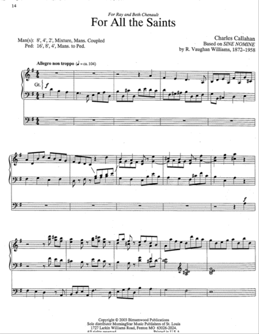 Six Postludes on English Hymn Tunes Organ scores gallery preview page 5