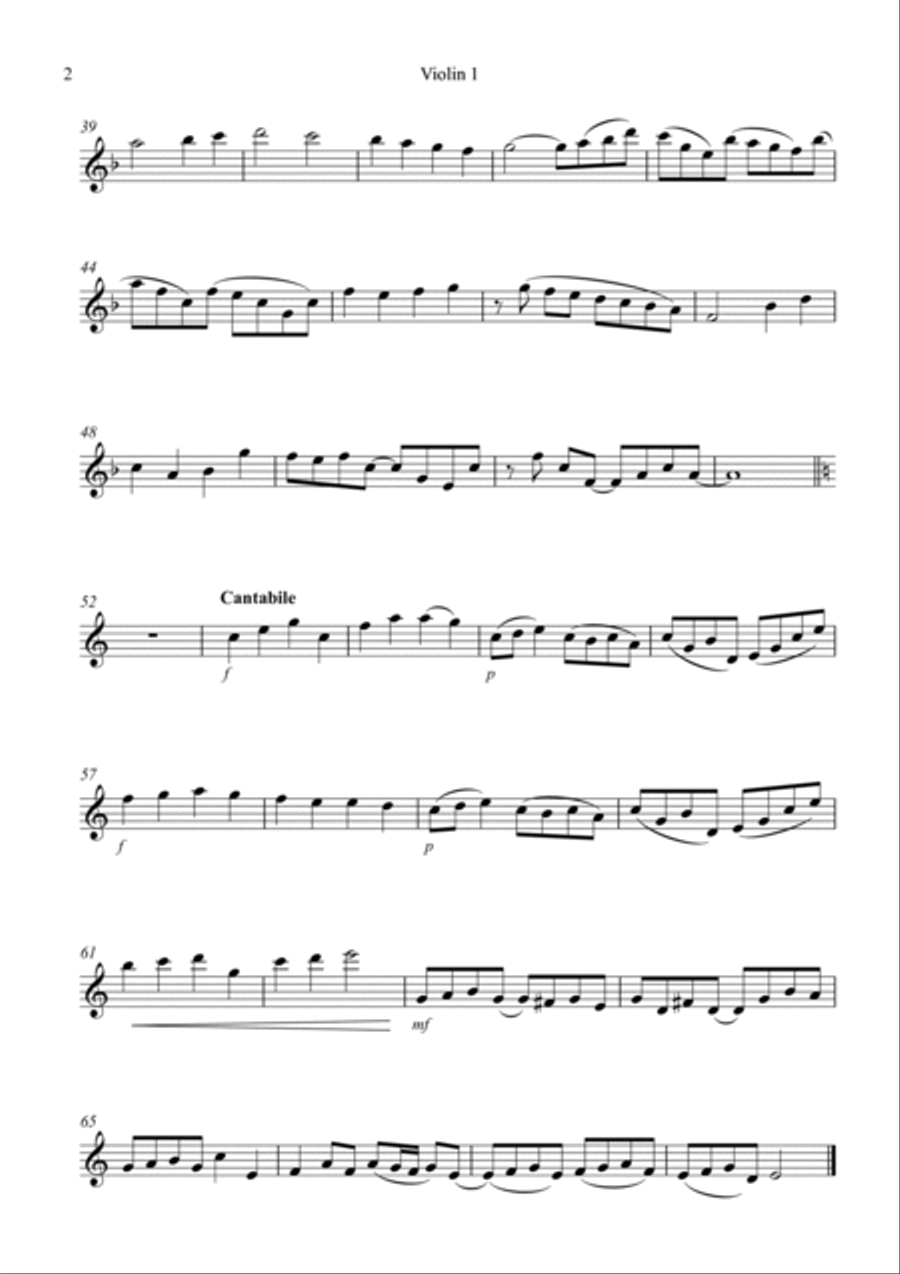 Bel Canto Violin Duet Bel Canto Violin Duet String Duet scores gallery preview page 2