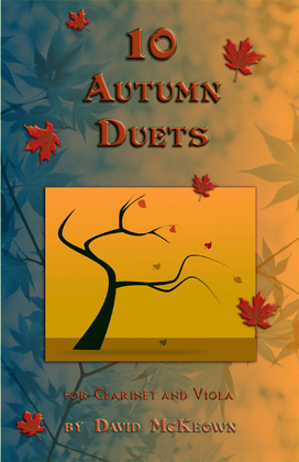 Book cover for 10 Autumn Duets for Clarinet and Viola