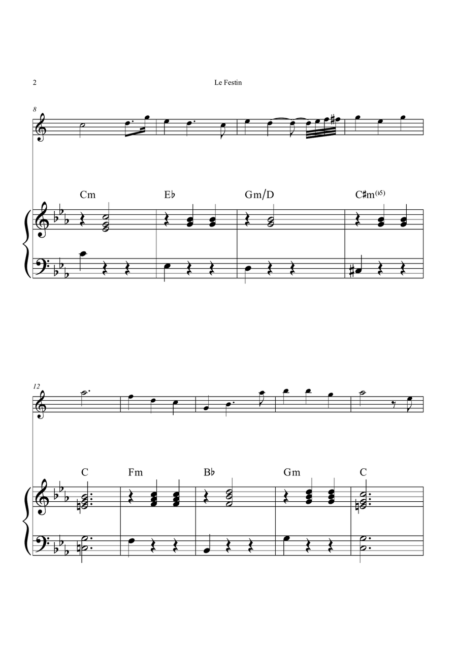 Le Festin Chamber Music scores gallery preview page 2