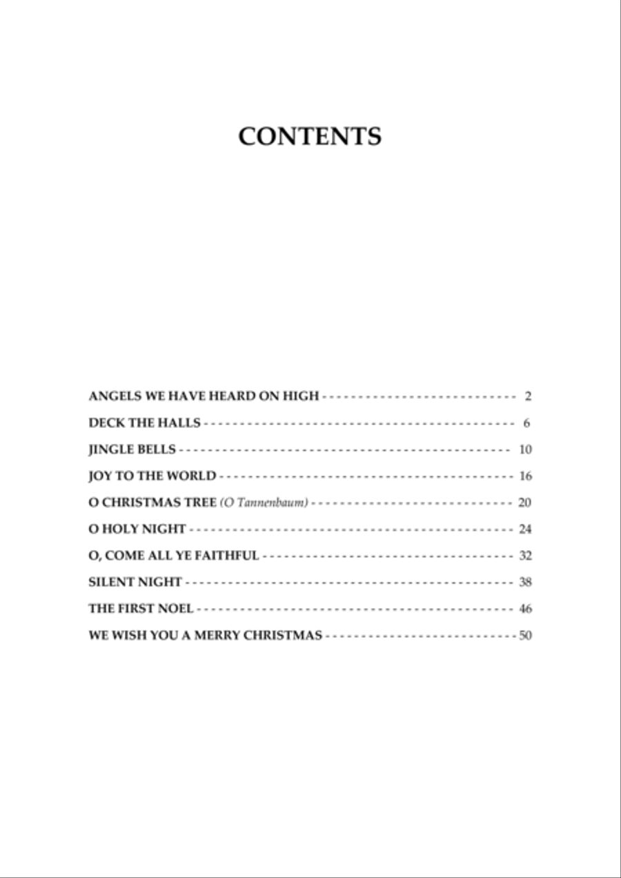 10 Christmas Songs - Piano Four Hands 1 Piano, 4-Hands scores gallery preview page 2