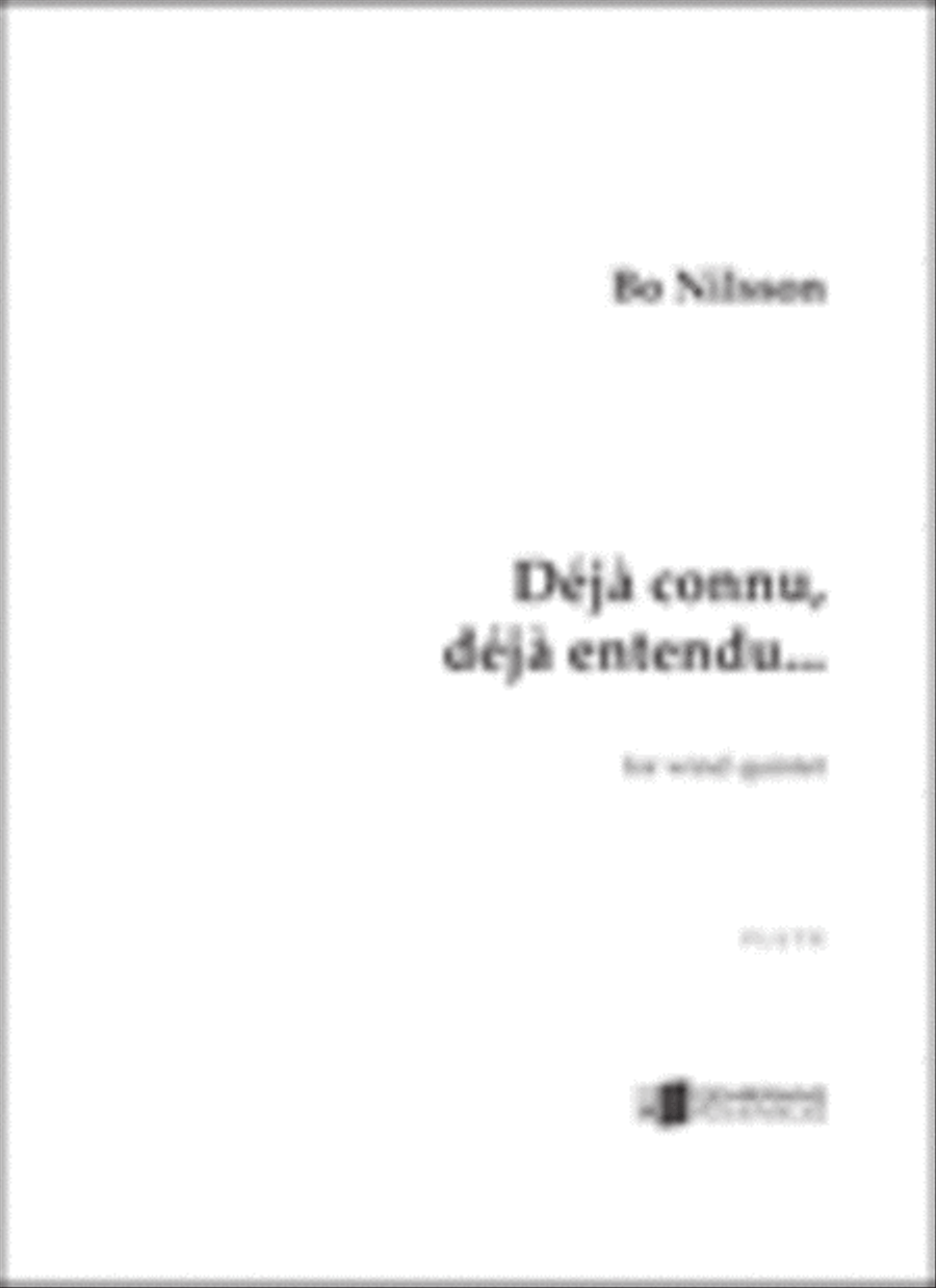 Deja connu, deja entendu... Woodwind Quintet scores gallery preview page 1