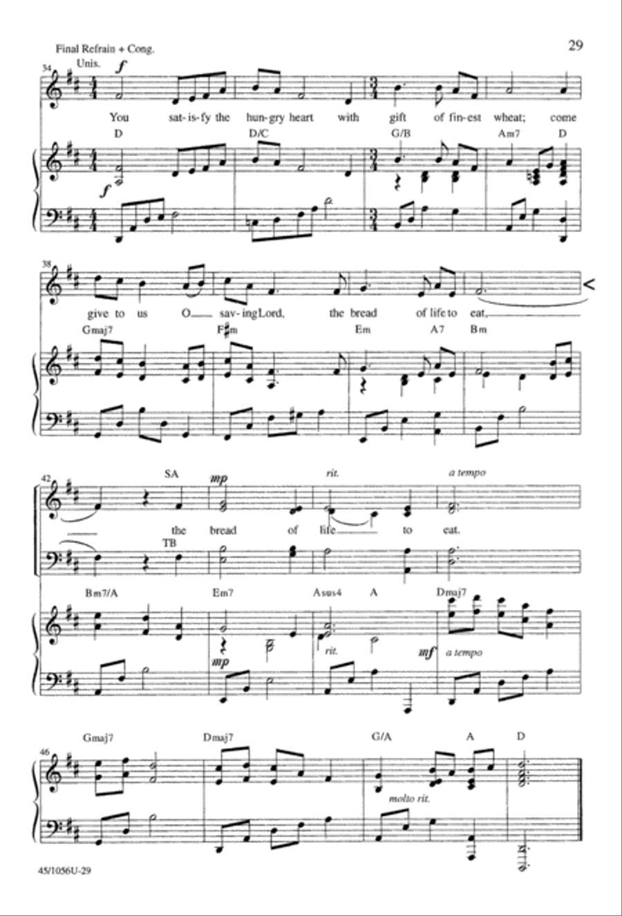 At the Lord's Table 4-Part scores gallery preview page 31