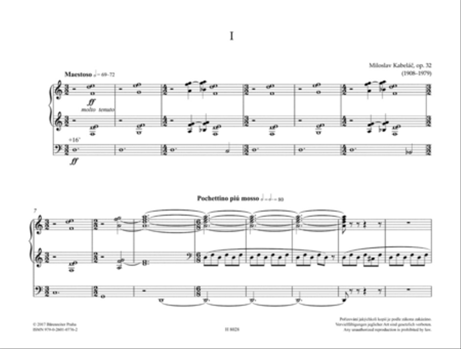 Two Fantasies for Organ, op. 32