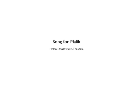 Song for Malik