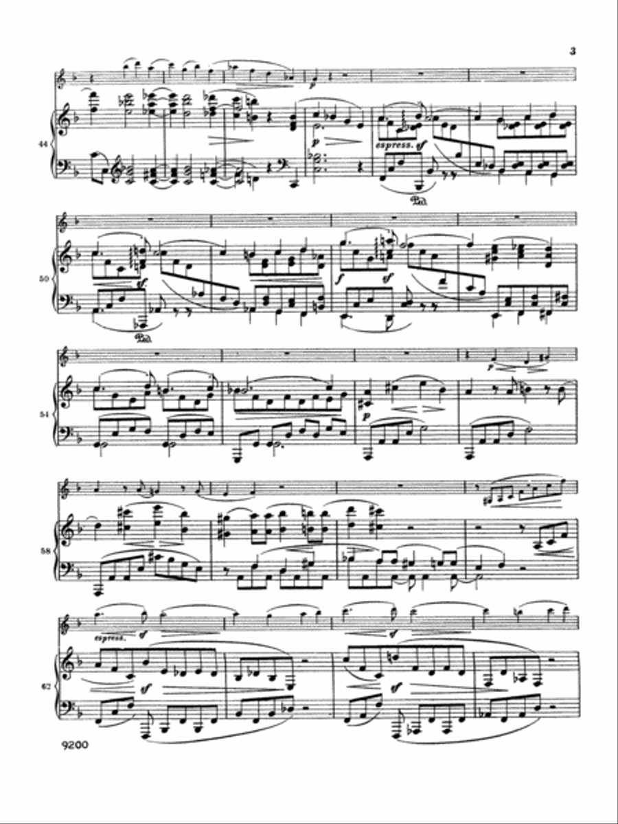 Brahms: Sonata in D Minor, Op. 108 Piano scores gallery preview page 5