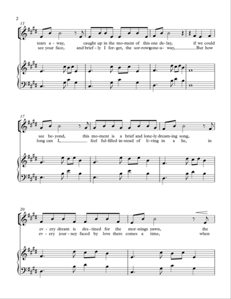 Lift Your Eyes Small Ensemble scores gallery preview page 2