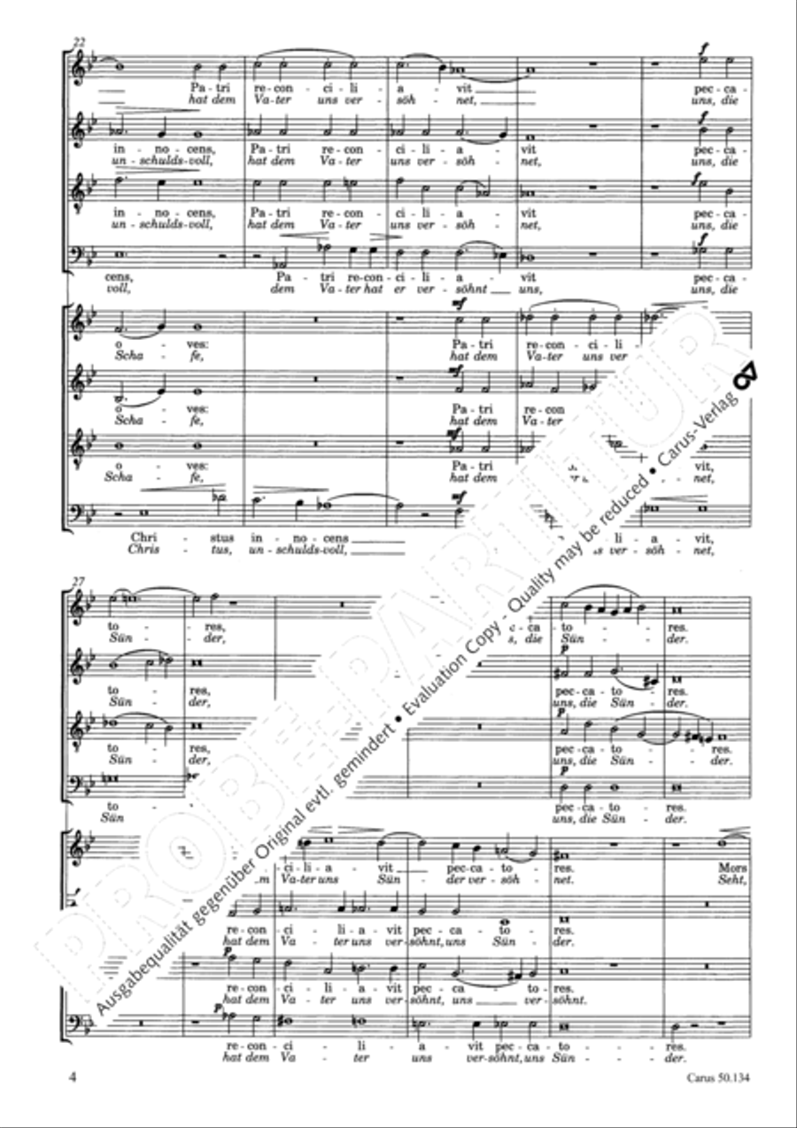 Osterhymne 4-Part scores gallery preview page 5