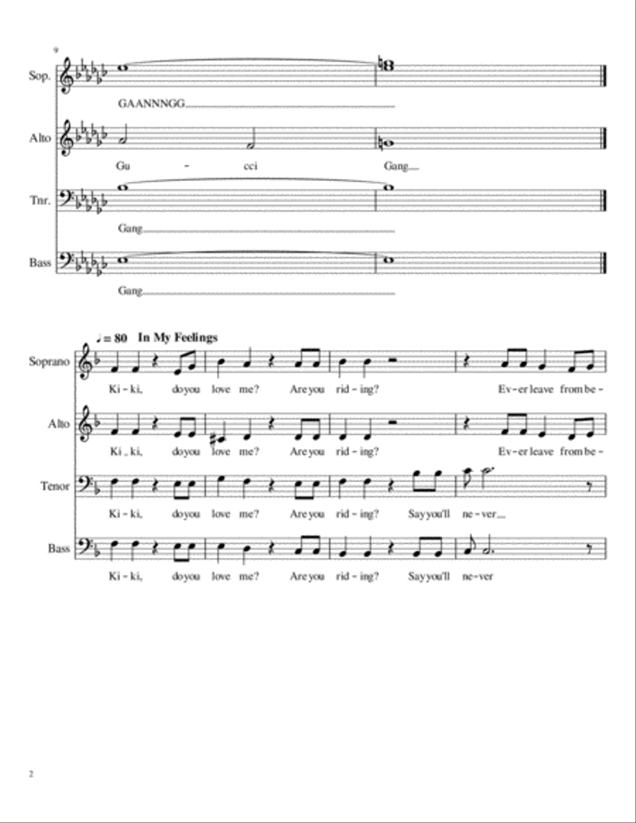 Classical Bops Classical Bops 4-Part scores gallery preview page 2