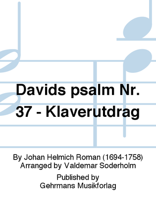 Davids psalm Nr. 37 - Klaverutdrag