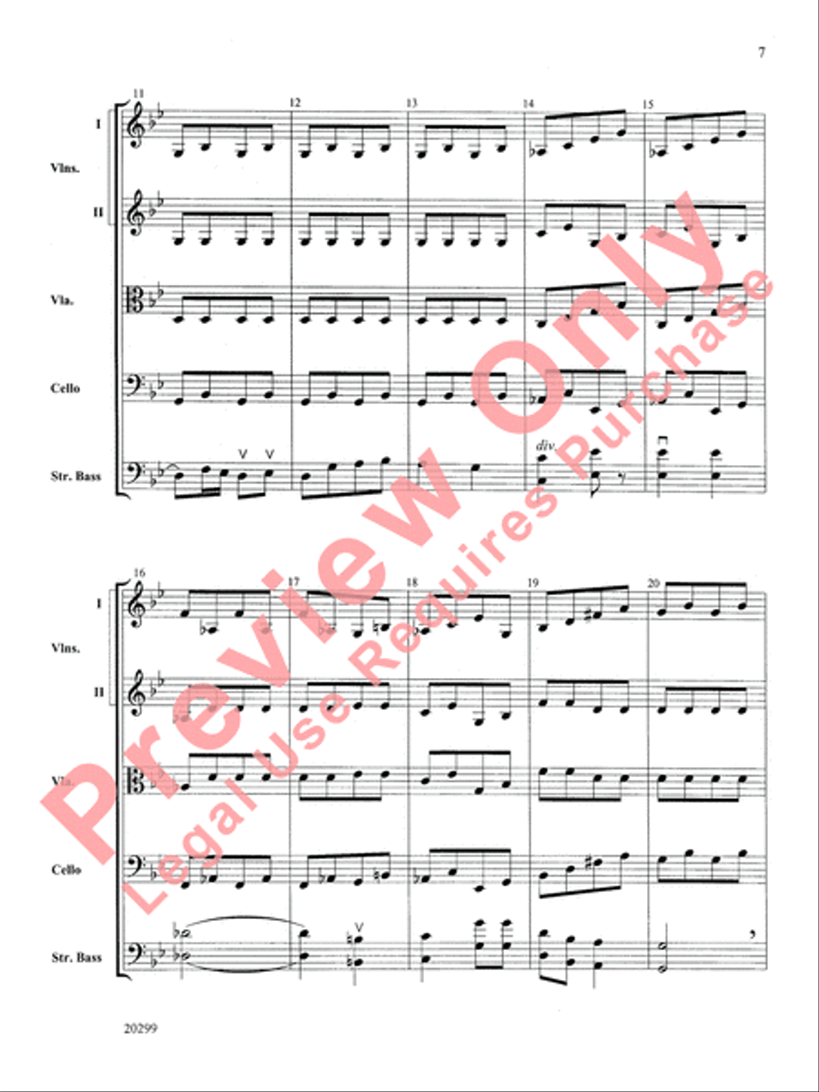Pictures at an Exhibition, Selections from String Orchestra scores gallery preview page 8