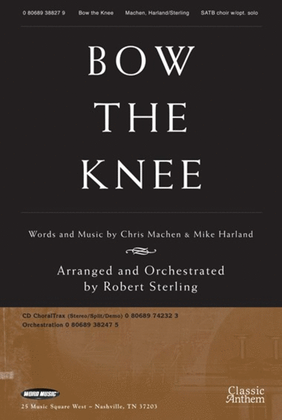 Book cover for Bow The Knee - Anthem