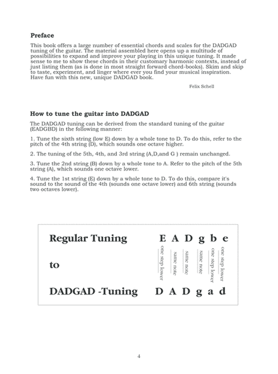 DADGAD Chords, Scales & Tuning