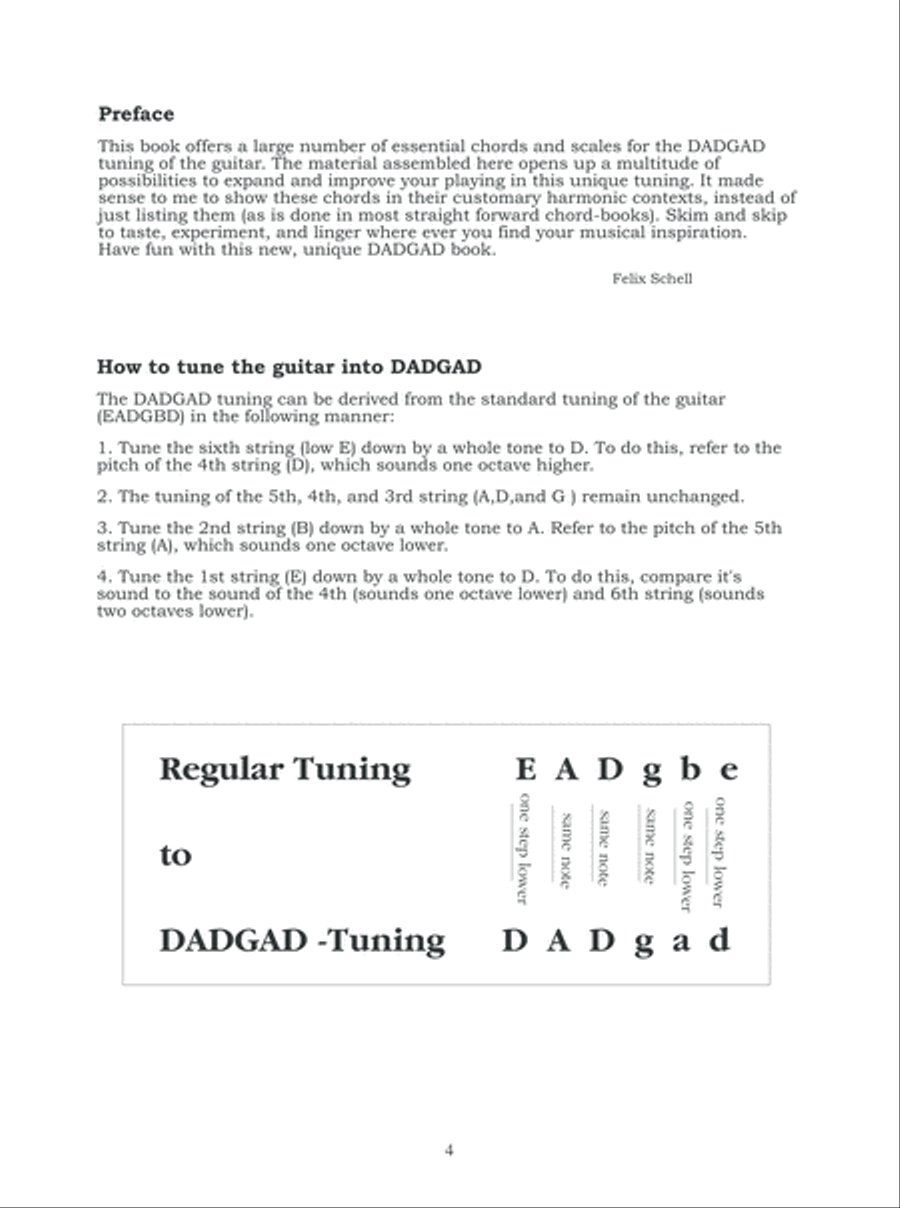 DADGAD Chords, Scales & Tuning