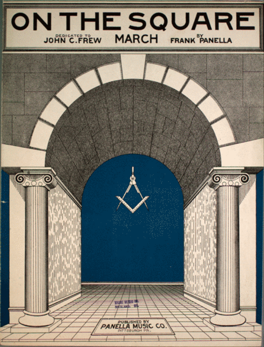 On the Square. March Piano Solo scores gallery preview page 1