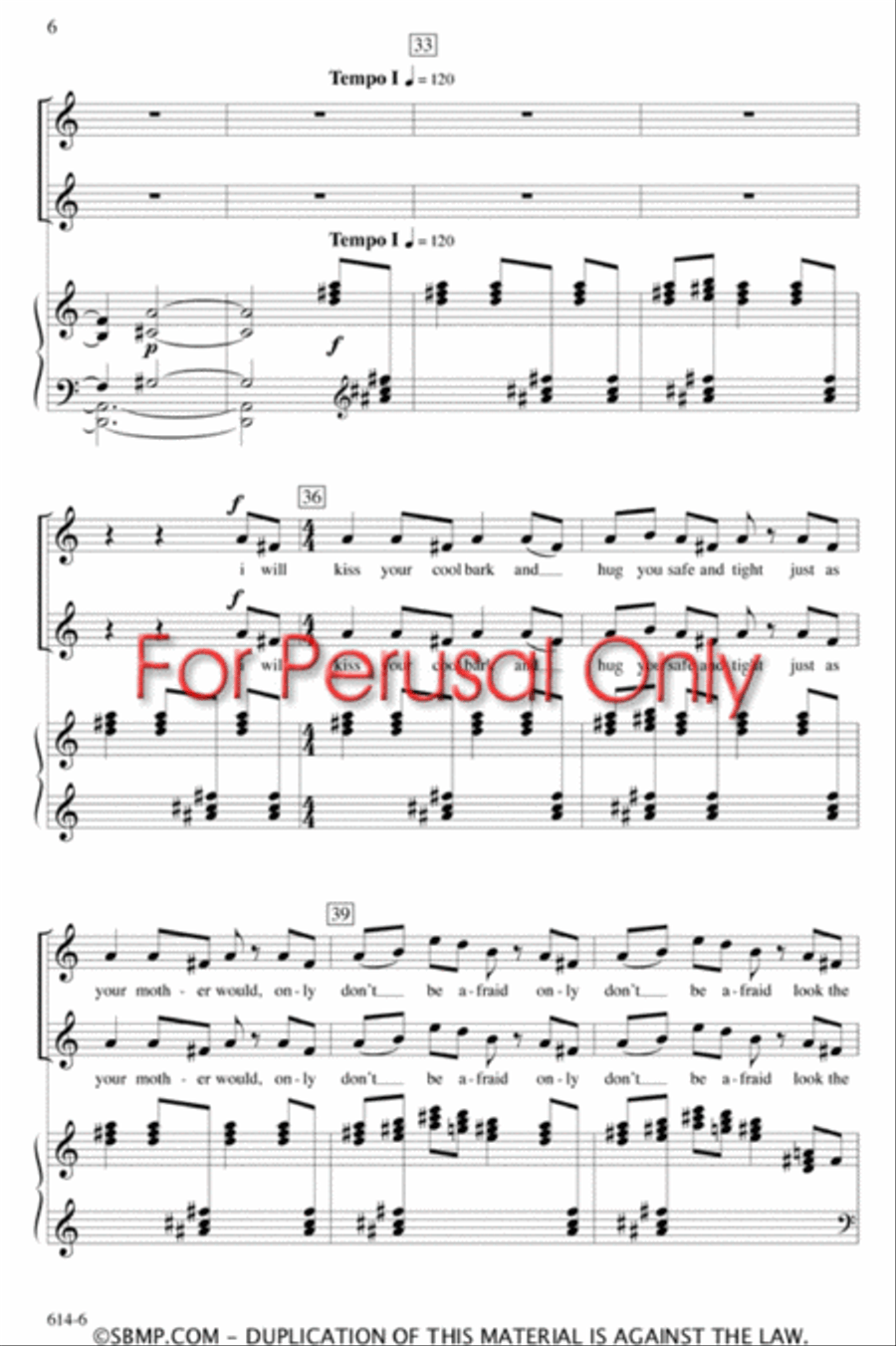 little tree - SA Octavo little tree - SA Octavo SA scores gallery preview page 5