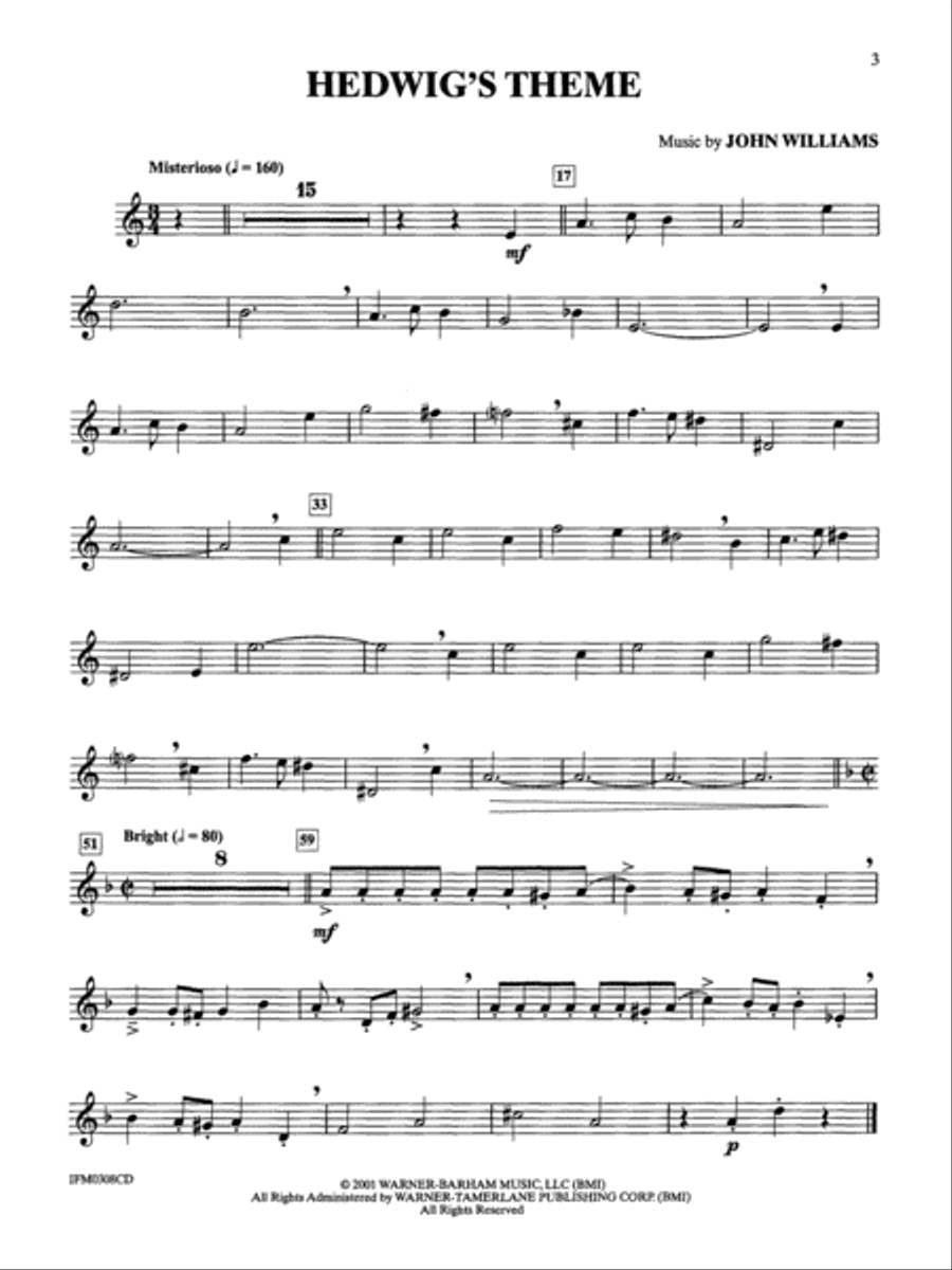 Movie Instrumental Solos - Clarinet (Book and CD) Clarinet Solo scores gallery preview page 3