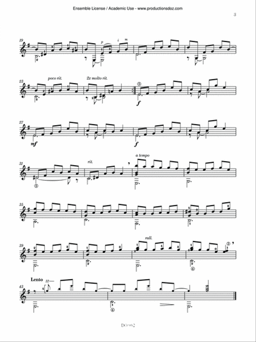 Learn & Conquer Guitar Repertoire, beginner 1 Classical Guitar scores gallery preview page 3