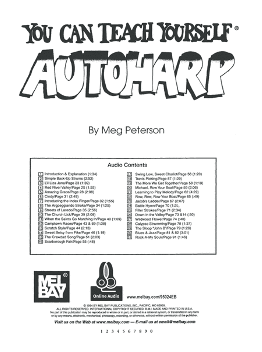 You Can Teach Yourself Autoharp Autoharp scores gallery preview page 2
