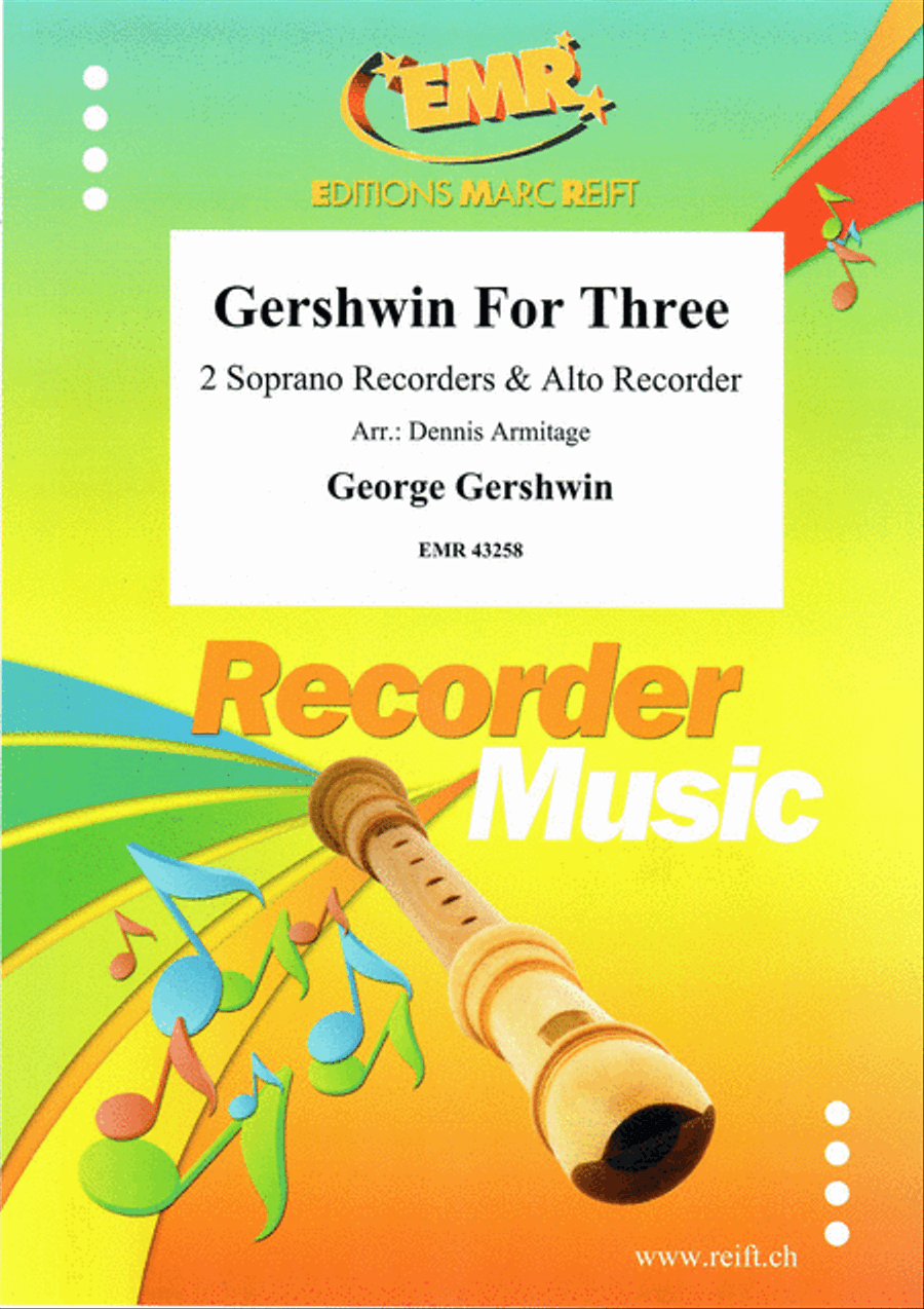 Gershwin For Three Soprano Recorder scores gallery preview page 1