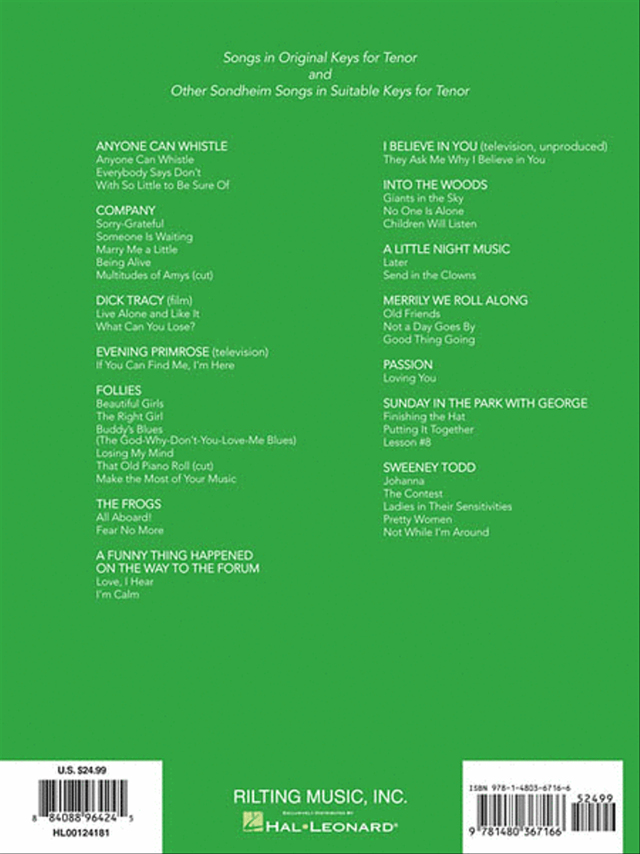 Sondheim for Singers Voice scores gallery preview page 2