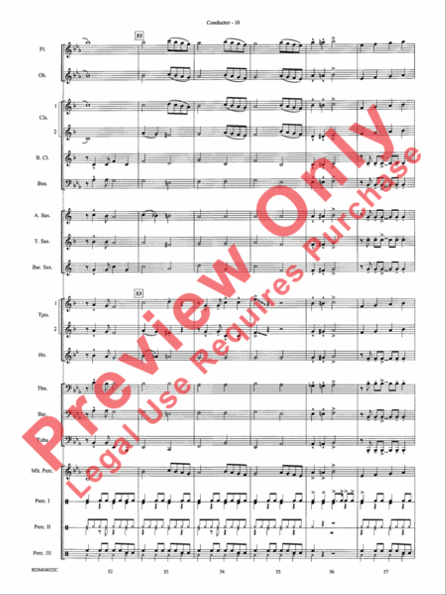 Caribbean Christmas Concert Band scores gallery preview page 12