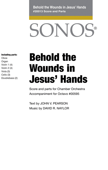 Behold the Wounds in Jesus