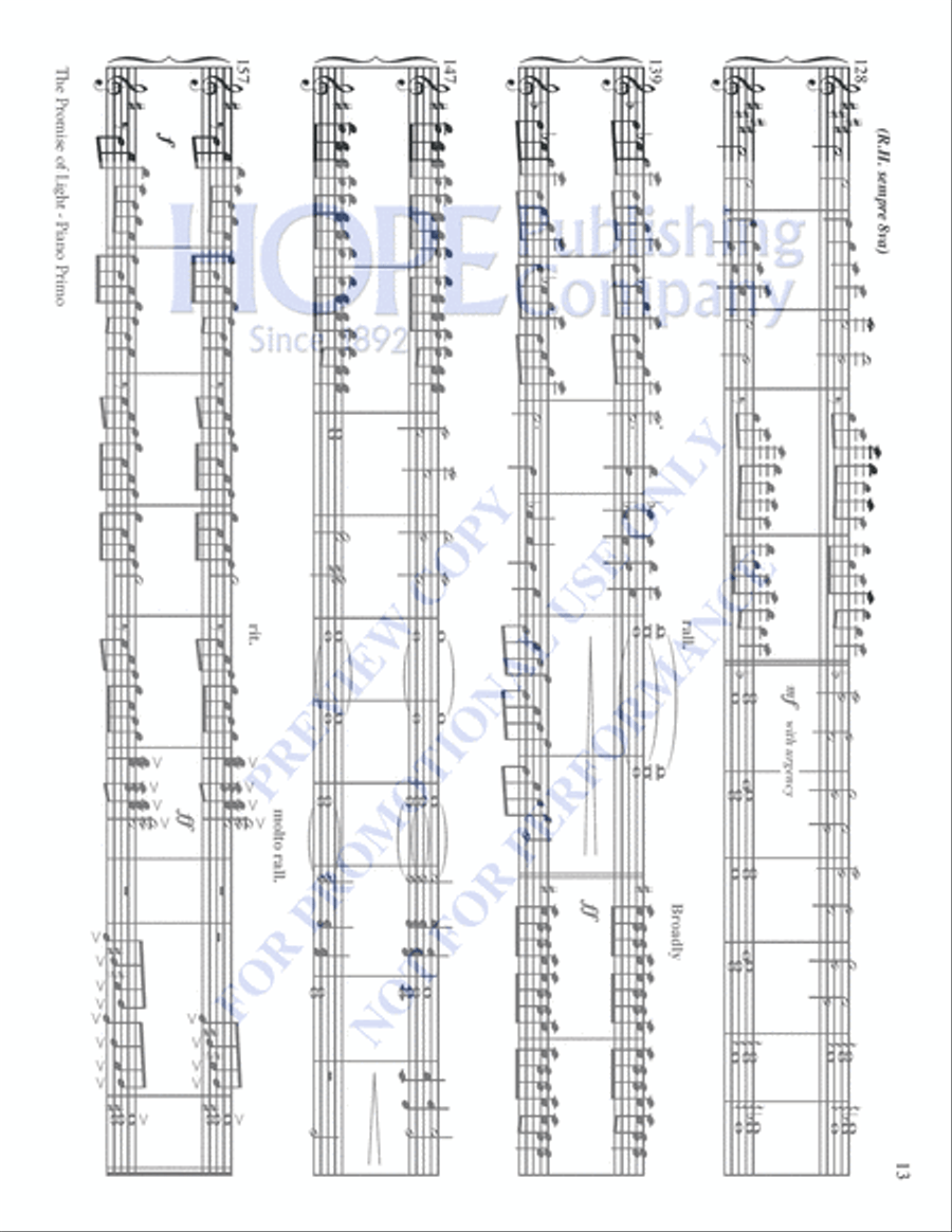 The Promise of Light The Promise of Light Choir scores gallery preview page 14