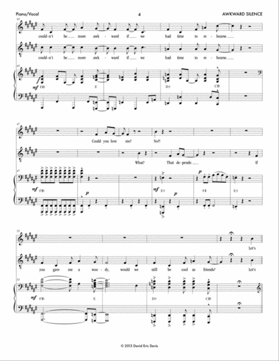 Brooklyn Crush (Vocal Selections) Piano scores gallery preview page 4