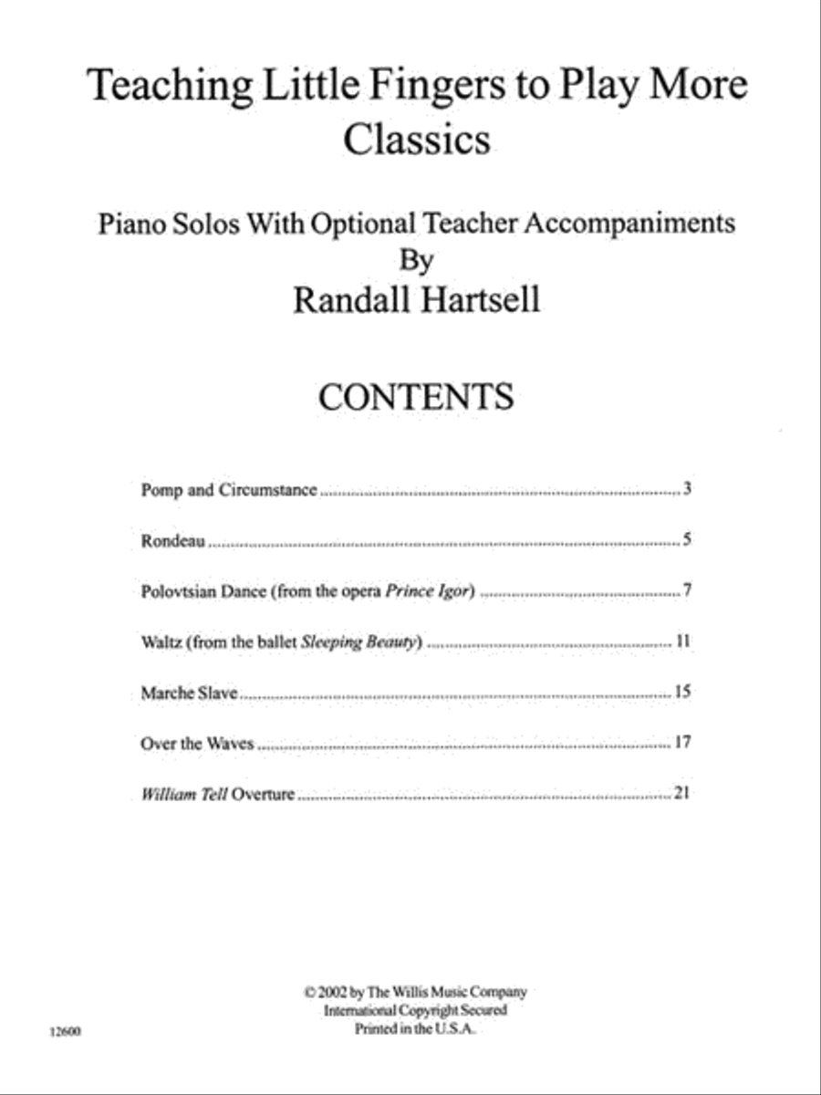 Classics Piano Method scores gallery preview page 3