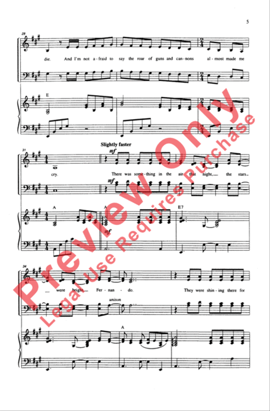 ABBA Forever! 4-Part scores gallery preview page 5