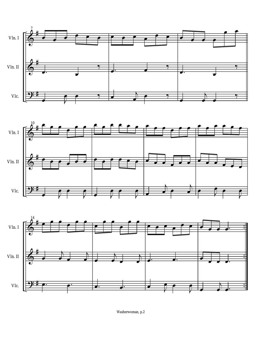 Easy Celtic Pieces For String Trio String Trio scores gallery preview page 4