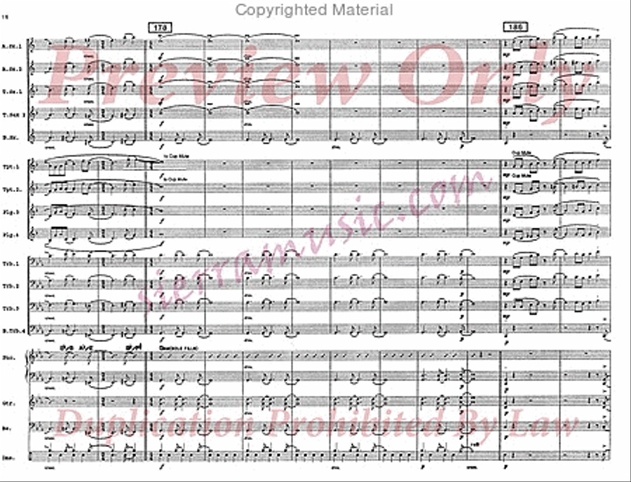 Work Song Jazz Ensemble scores gallery preview page 17