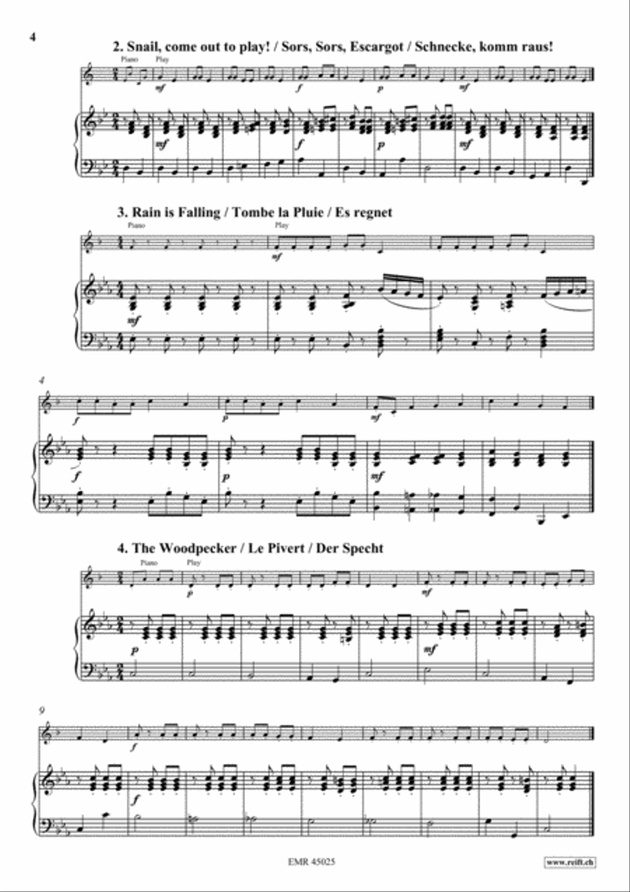 Melodies for Beginners Volume 3 Piano Accompaniment scores gallery preview page 7