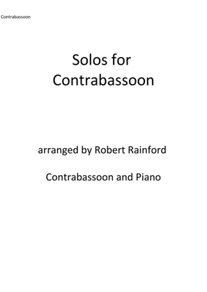 Book cover for Solos for Contrabassoon